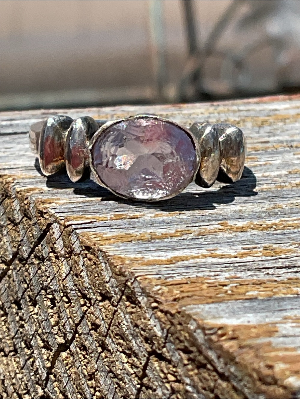 Amethyst .925 Silver Ring 6